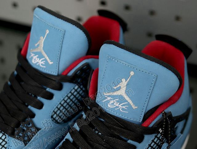Nike男鞋 耐克喬丹4代 天藍 Nike男款藍球鞋  hdx13219